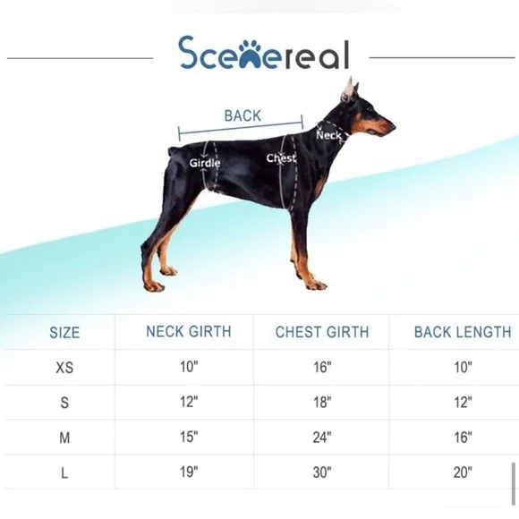 NWT SCENEREAL Dog Winter Clothes Reversible Jacket plaid or solid Size XS - Picture 7 of 13